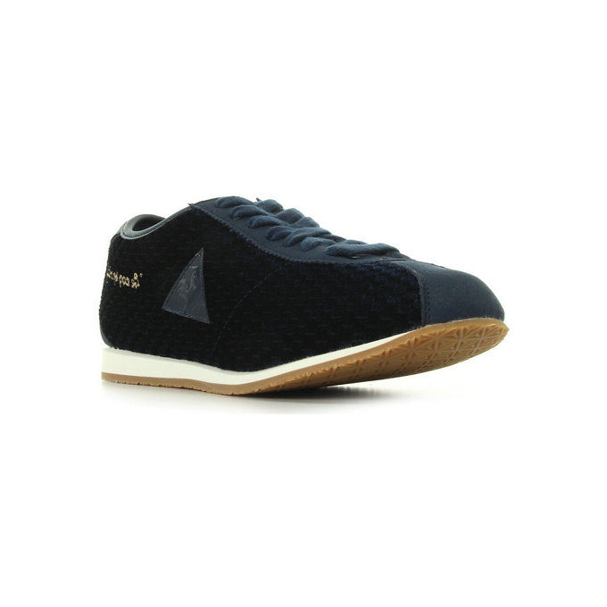 Le Coq Sportif Wendon W Velvet Bleu - Chaussures Baskets Basses Femme